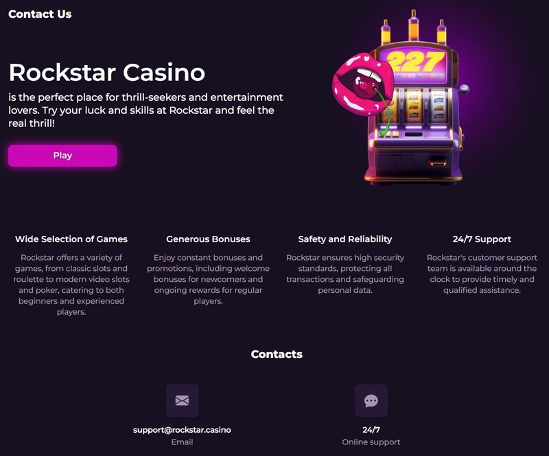 Découvrez le Rockstar Casino : Les Avantages de la Jouissance en Ligne, rockstar casino avis Découvrez le Rockstar Casino : Les Avantages de la Jouissance en Ligne, rockstar casino avis